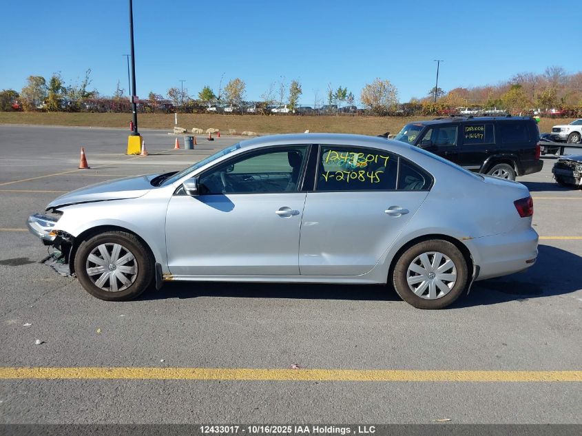 2016 Volkswagen Jetta VIN: 3VW267AJ4GM270845 Lot: 12433017