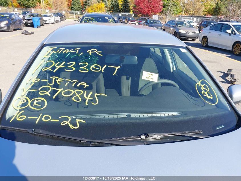 2016 Volkswagen Jetta VIN: 3VW267AJ4GM270845 Lot: 12433017