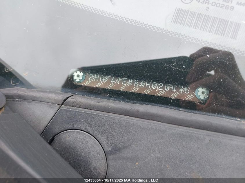 2010 Honda Civic Dx-G VIN: 2HGFA1E48AH025476 Lot: 12433054