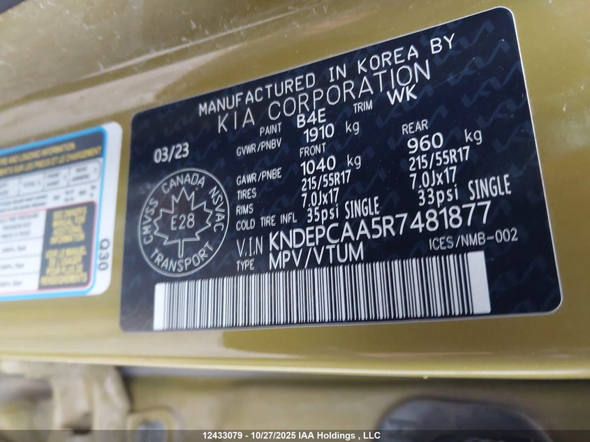 KNDEPCAA5R7481877 2024 KIA SELTOS photo no. 9