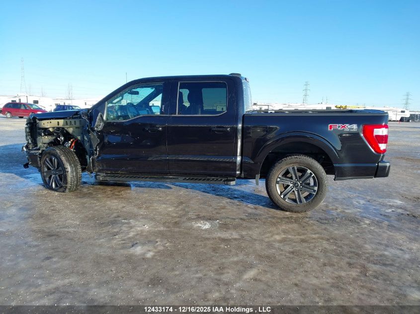 2023 Ford F150 Supercrew VIN: 1FTFW1E83PKE76349 Lot: 12433174