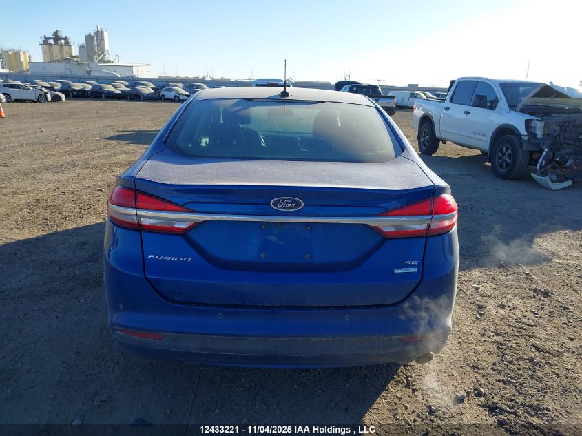 2017 Ford Fusion Se VIN: 3FA6P0HD8HR319953 Lot: 12433221