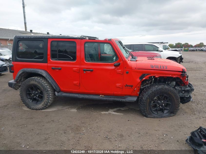 2024 Jeep Wrangler 4-Door Willys VIN: 1C4PJXDG5RW367675 Lot: 12433249