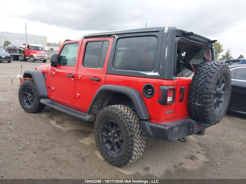 2024 Jeep Wrangler 4-Door Willys VIN: 1C4PJXDG5RW367675 Lot: 12433249