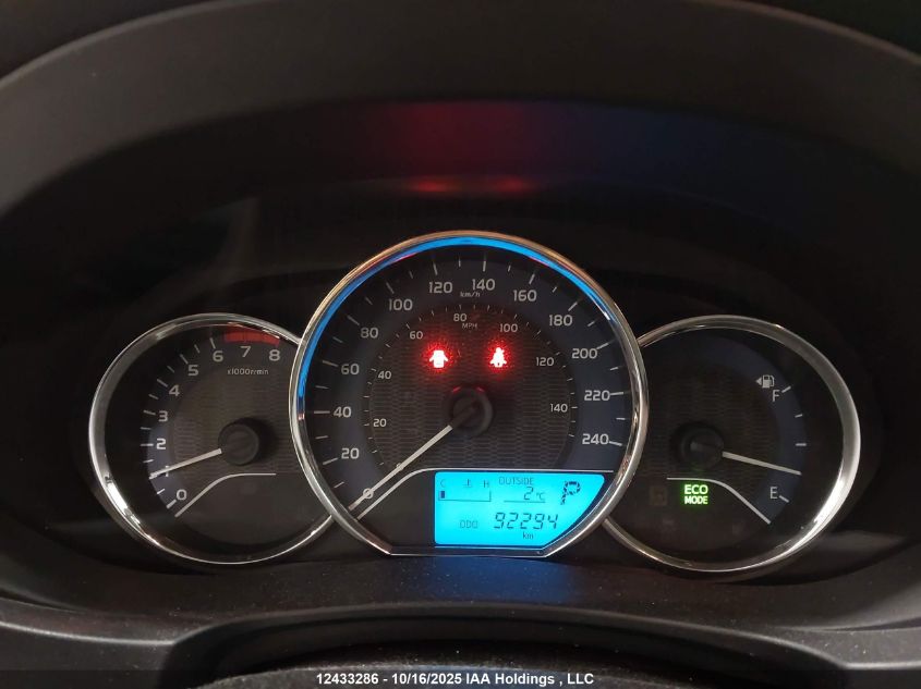 2015 Toyota Corolla Eco/Eco Plus/Eco Premium VIN: 2T1BPRHE3FC370334 Lot: 12433286