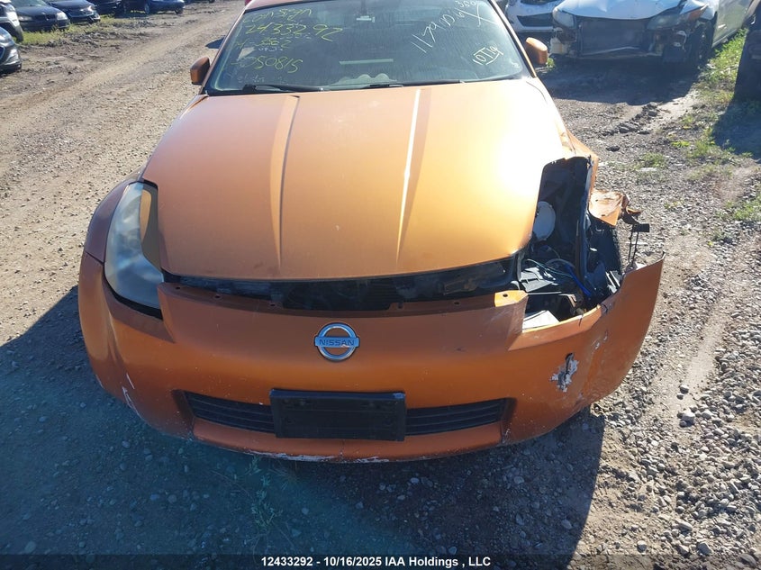 2004 Nissan 350Z Touring VIN: JN1AZ34E64T050815 Lot: 12433292