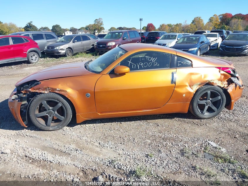 2004 Nissan 350Z Touring VIN: JN1AZ34E64T050815 Lot: 12433292