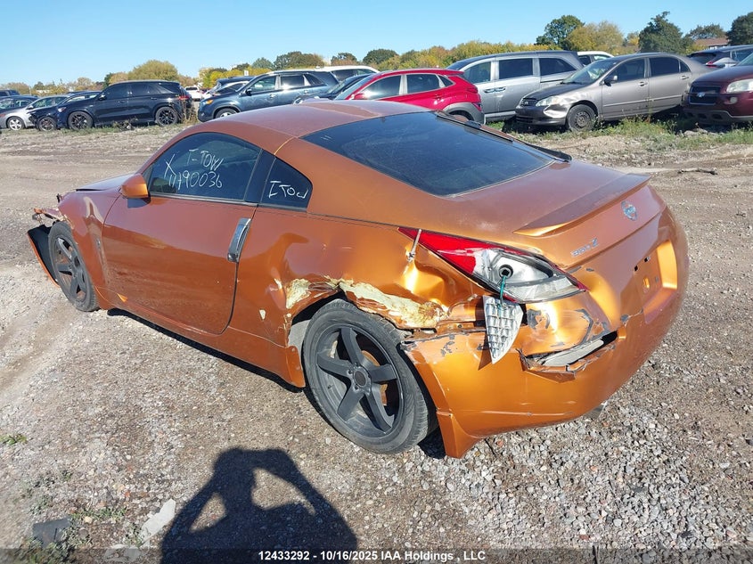 2004 Nissan 350Z Touring VIN: JN1AZ34E64T050815 Lot: 12433292
