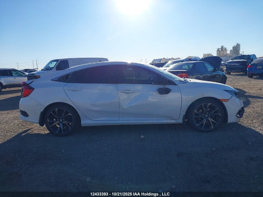 2019 Honda Civic Sport VIN: 2HGFC2F89KH013646 Lot: 12433393