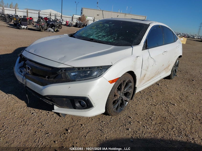 2HGFC2F89KH013646 2019 HONDA CIVIC photo no. 2
