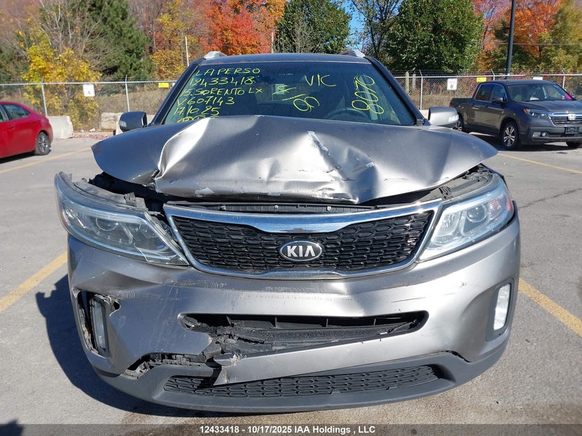 2015 Kia Sorento Lx VIN: 5XYKTCA6XFG607143 Lot: 12433418