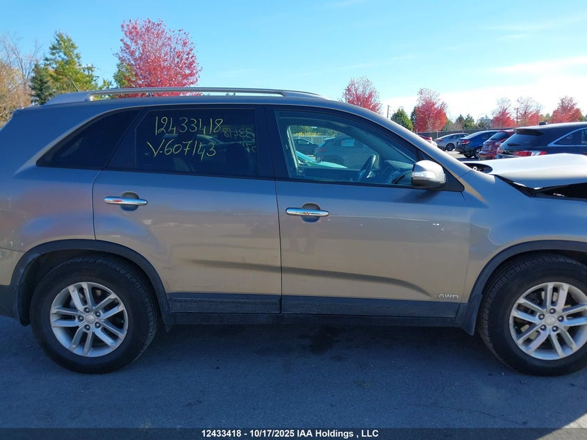 2015 Kia Sorento Lx VIN: 5XYKTCA6XFG607143 Lot: 12433418