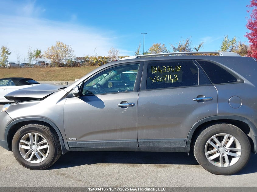 2015 Kia Sorento Lx VIN: 5XYKTCA6XFG607143 Lot: 12433418