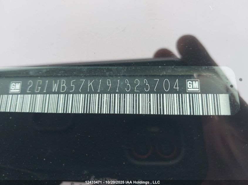 2009 Chevrolet Impala Ls VIN: 2G1WB57K191323704 Lot: 12433471