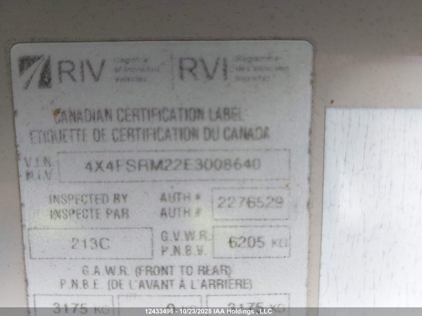 4X4FSRM22E3008640 2014   photo no. 13