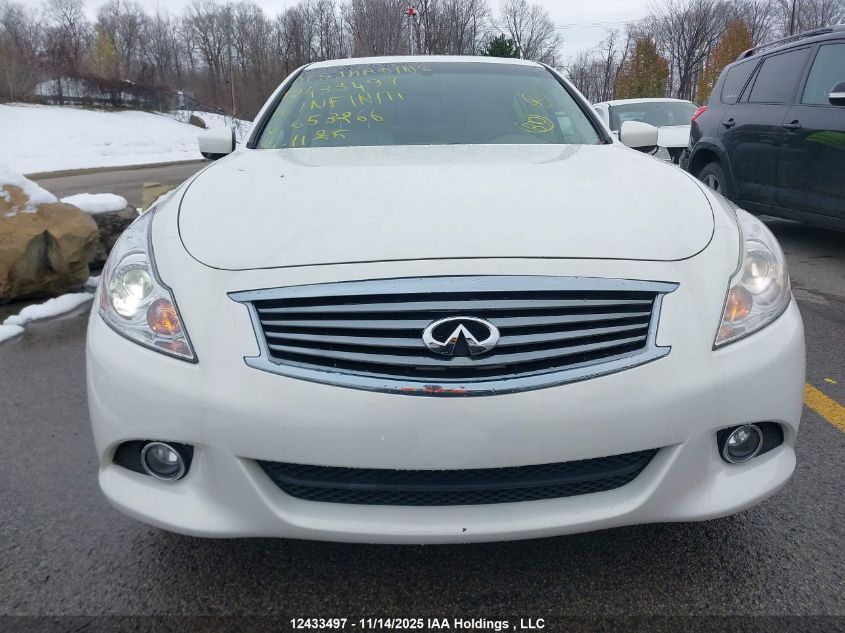 2011 Infiniti G25 VIN: JN1DV6AR0BM653266 Lot: 12433497