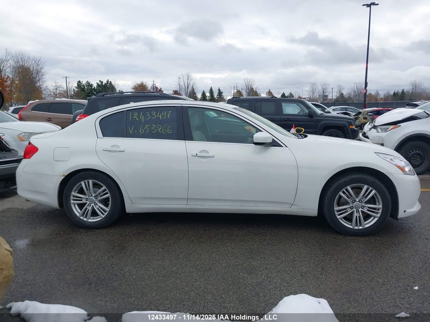 2011 Infiniti G25 VIN: JN1DV6AR0BM653266 Lot: 12433497