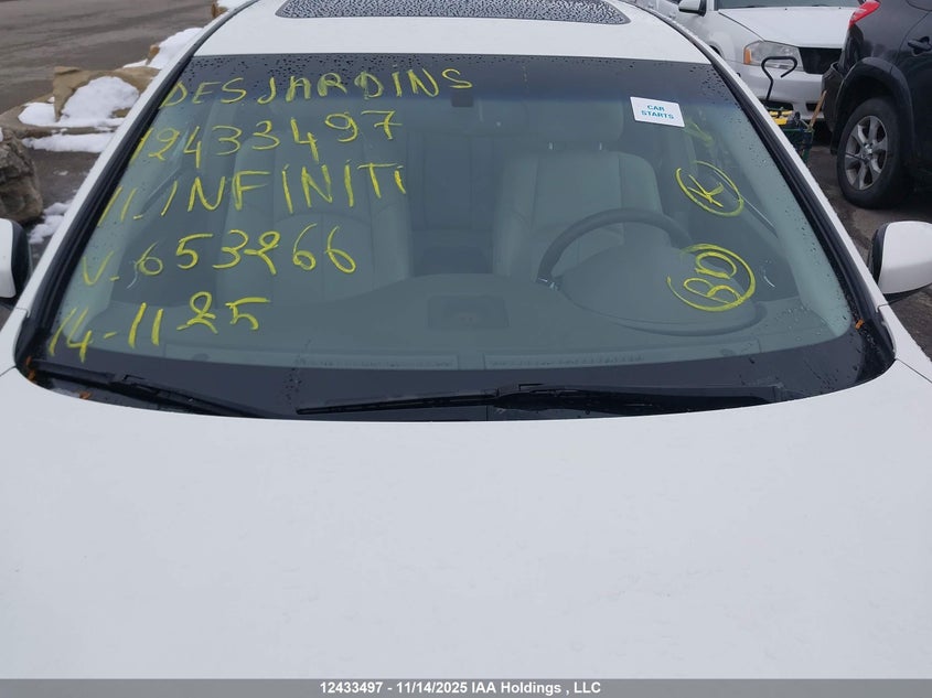 2011 Infiniti G25 VIN: JN1DV6AR0BM653266 Lot: 12433497