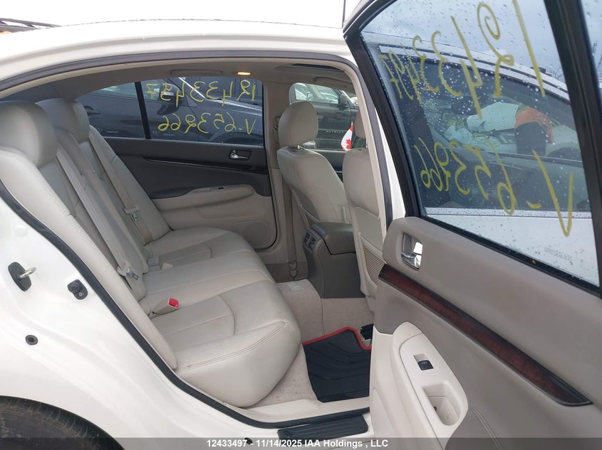 2011 Infiniti G25 VIN: JN1DV6AR0BM653266 Lot: 12433497