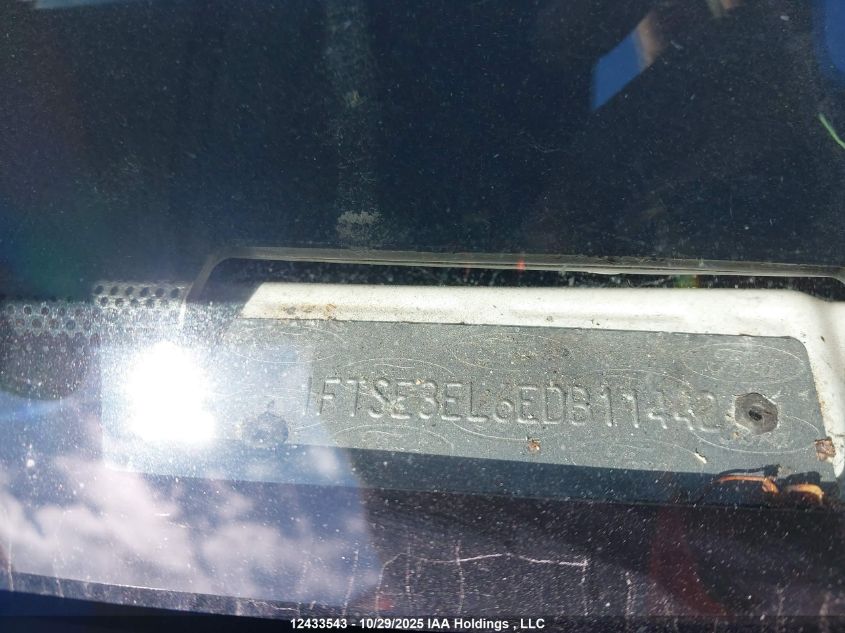 2014 Ford Econoline E350 Super Duty Van VIN: 1FTSE3EL6EDB11442 Lot: 12433543