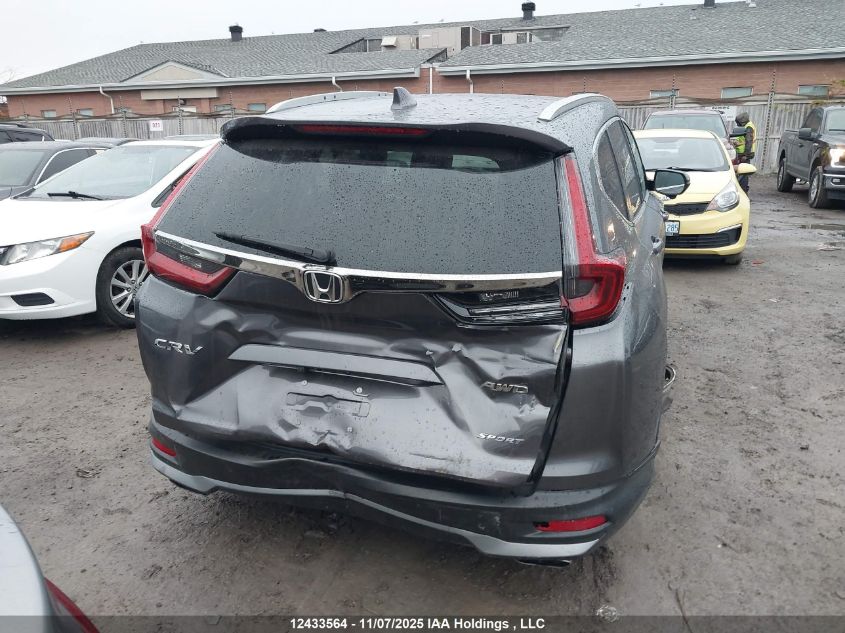 2021 Honda Cr-V Sport VIN: 2HKRW2H43MH212800 Lot: 12433564