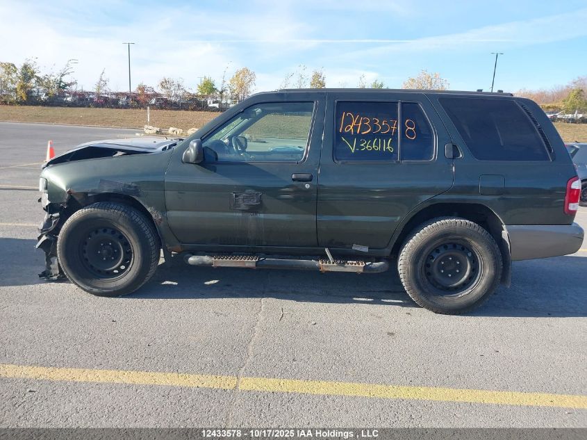 1999 Nissan Pathfinder VIN: JN8AR07Y3XW366116 Lot: 12433578