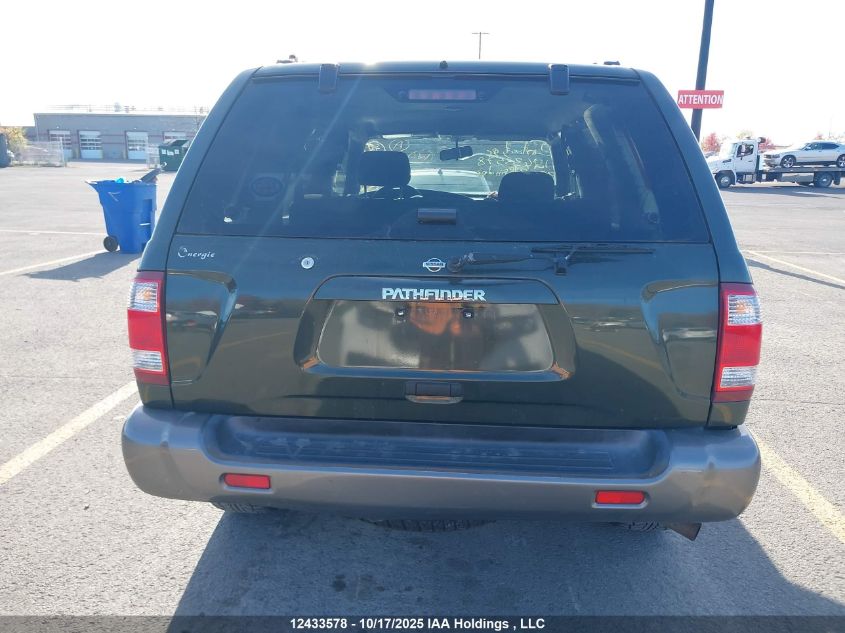 1999 Nissan Pathfinder VIN: JN8AR07Y3XW366116 Lot: 12433578