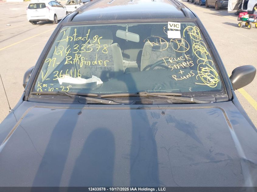 1999 Nissan Pathfinder VIN: JN8AR07Y3XW366116 Lot: 12433578