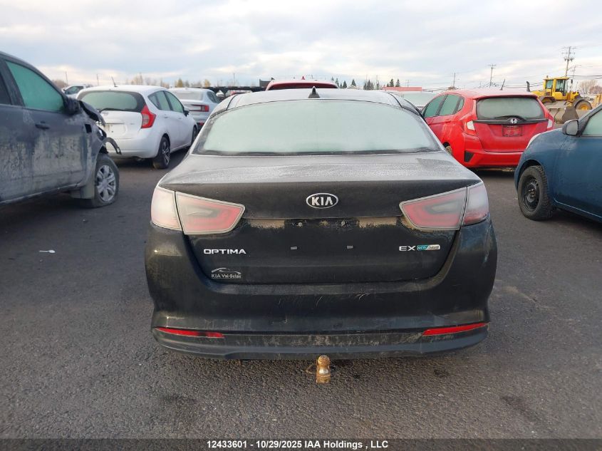 2014 Kia Optima Hybrid Ex/Ex Premium VIN: KNAGN4AD1E5069358 Lot: 12433601