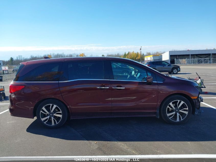 2019 Honda Odyssey Touring VIN: 5FNRL6H85KB512109 Lot: 12433610