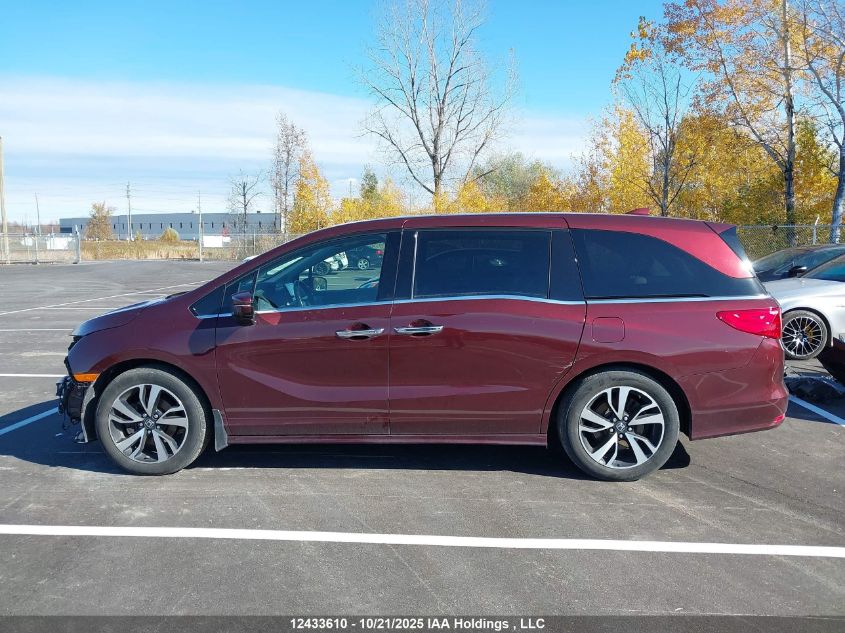 2019 Honda Odyssey Touring VIN: 5FNRL6H85KB512109 Lot: 12433610