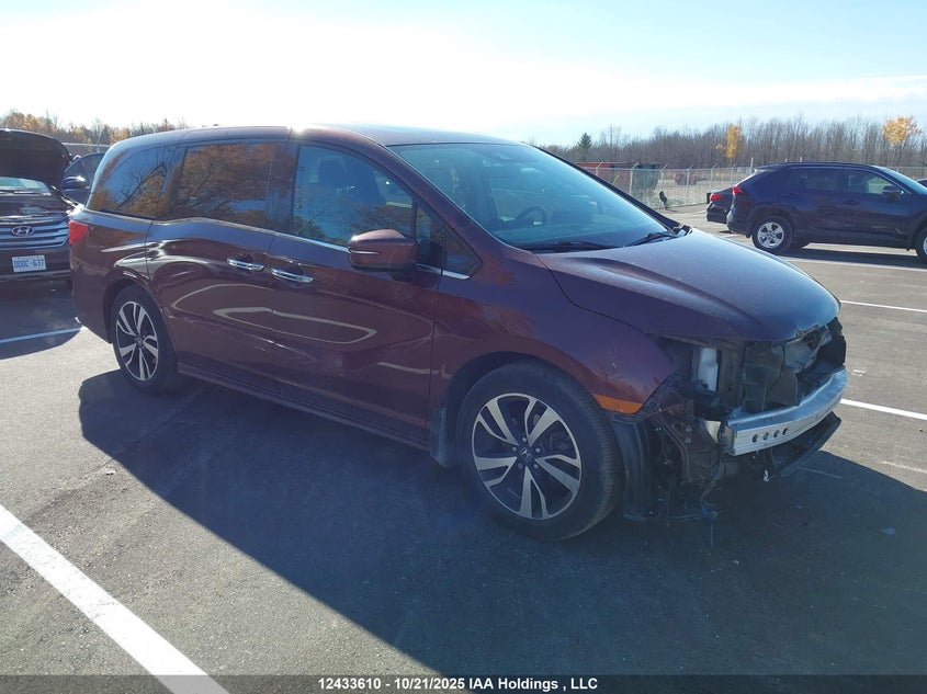 5FNRL6H85KB512109 2019 Honda Odyssey Touring auction photo 1