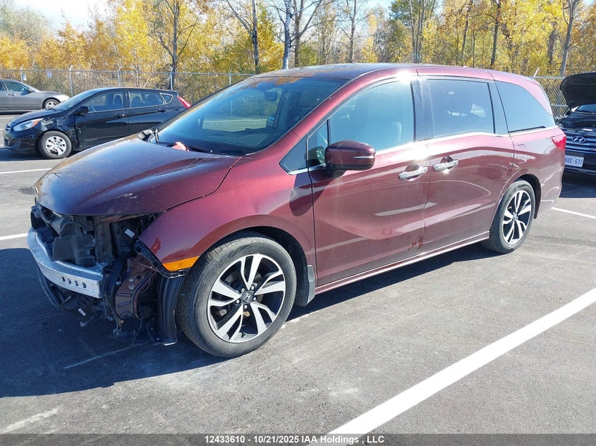 5FNRL6H85KB512109 2019 HONDA ODYSSEY photo no. 2