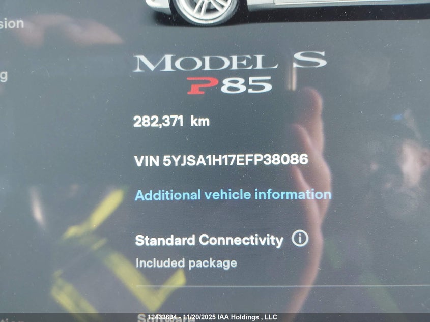 5YJSA1H17EFP38086 2014 TESLA MODEL S photo no. 14