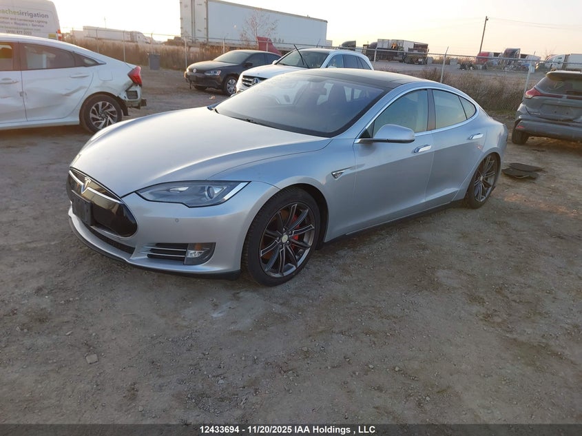 5YJSA1H17EFP38086 2014 TESLA MODEL S photo no. 2