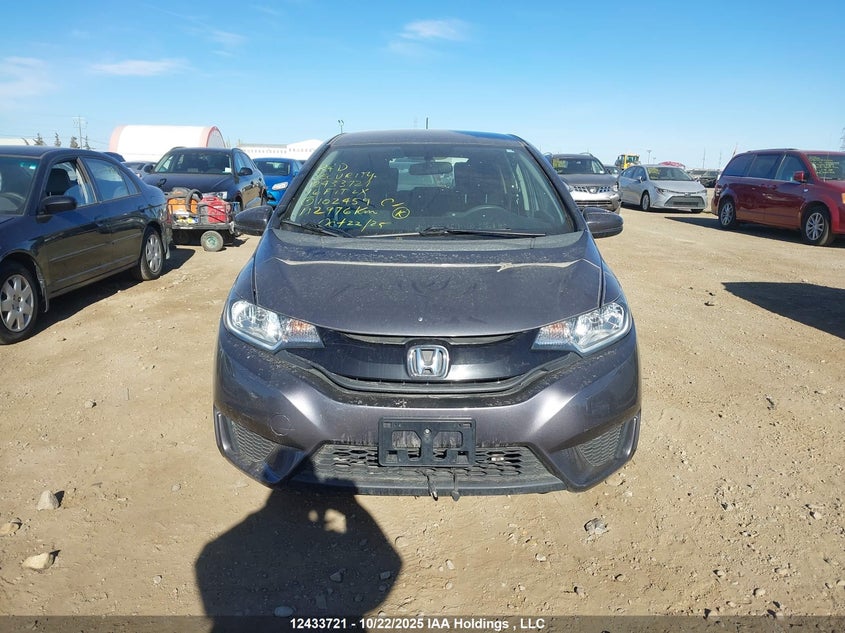 2016 Honda Fit Lx VIN: 3HGGK5H50GM102459 Lot: 12433721