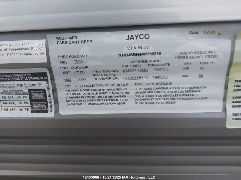 1UJBJSBN4M1790218 2021   photo no. 9