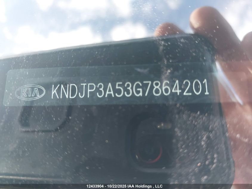 2016 Kia Soul + VIN: KNDJP3A53G7864201 Lot: 12433904