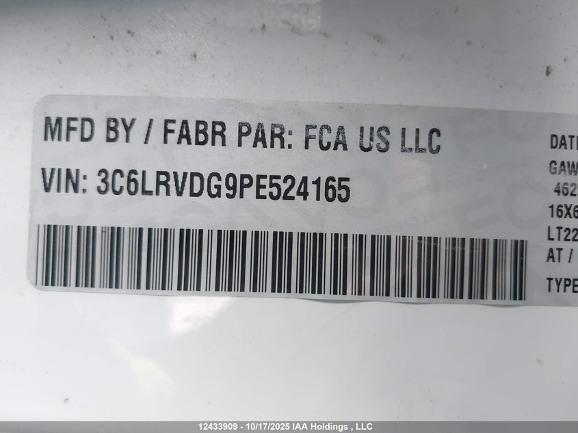 3C6LRVDG9PE524165 2023 RAM PROMASTER CITY photo no. 18