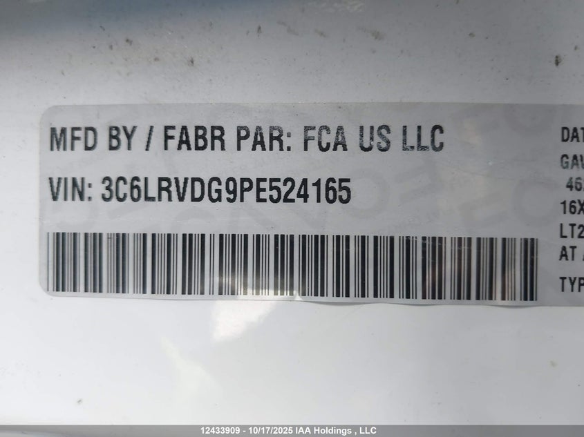 3C6LRVDG9PE524165 2023 RAM PROMASTER CITY photo no. 9