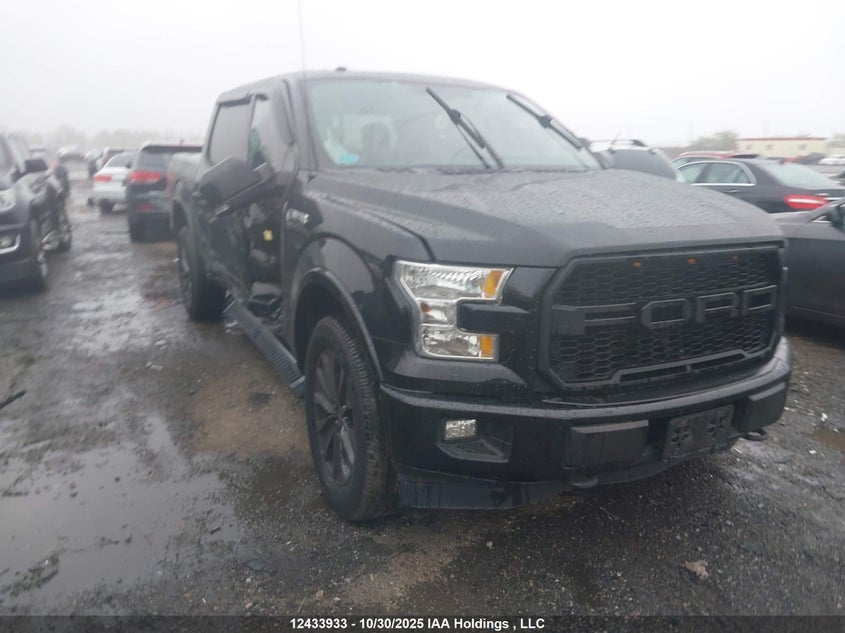 2017 Ford F-150 black pickup null 1FTEW1EF8HFB14831 photo #1