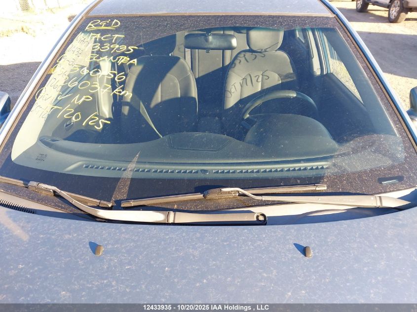 2009 Hyundai Elantra Gls/Se VIN: KMHDU45D99U560156 Lot: 12433935