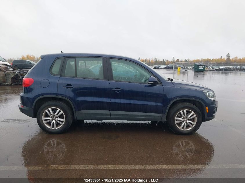 2013 Volkswagen Tiguan S/Se/Sel VIN: WVGJV3AX0DW620820 Lot: 12433951