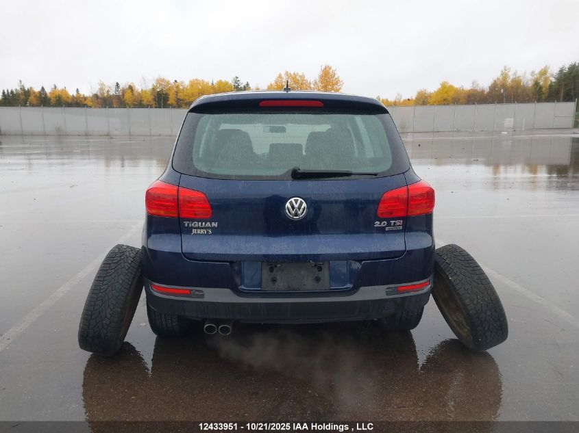 2013 Volkswagen Tiguan S/Se/Sel VIN: WVGJV3AX0DW620820 Lot: 12433951