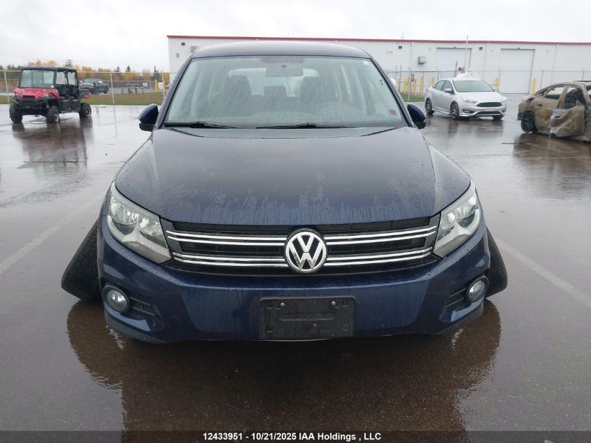 2013 Volkswagen Tiguan S/Se/Sel VIN: WVGJV3AX0DW620820 Lot: 12433951