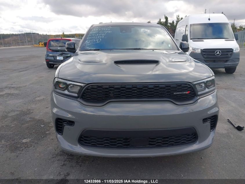 2025 Dodge Durango R/T VIN: 1C4SDJCT8SC512647 Lot: 12433986