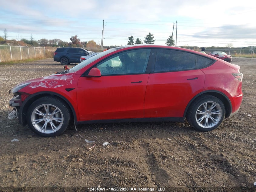 2023 Tesla Model Y Long Range VIN: LRWYGDEE7PC163339 Lot: 12434061