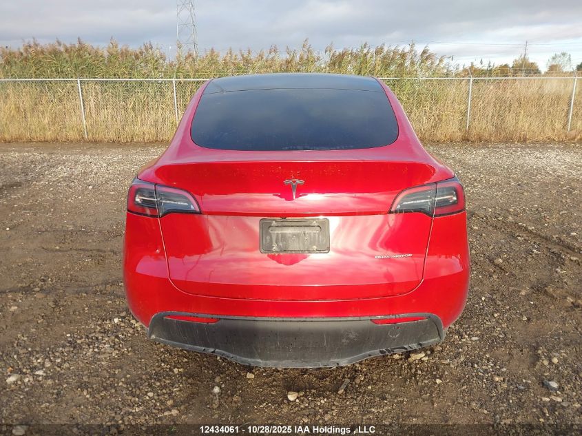 2023 Tesla Model Y Long Range VIN: LRWYGDEE7PC163339 Lot: 12434061