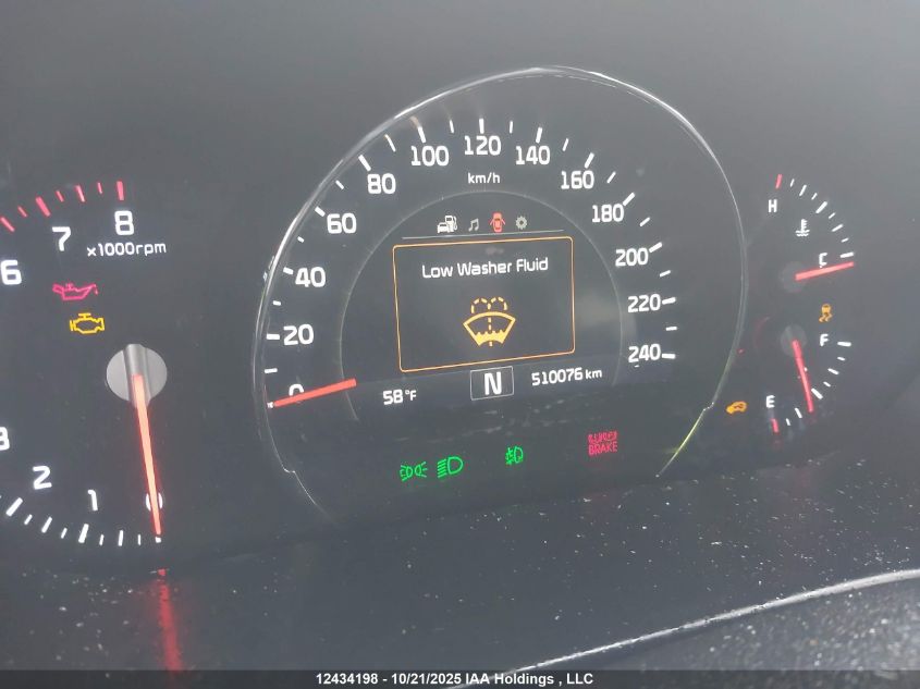 2016 Kia Sorento Ex VIN: 5XYPHDA18GG052020 Lot: 12434198