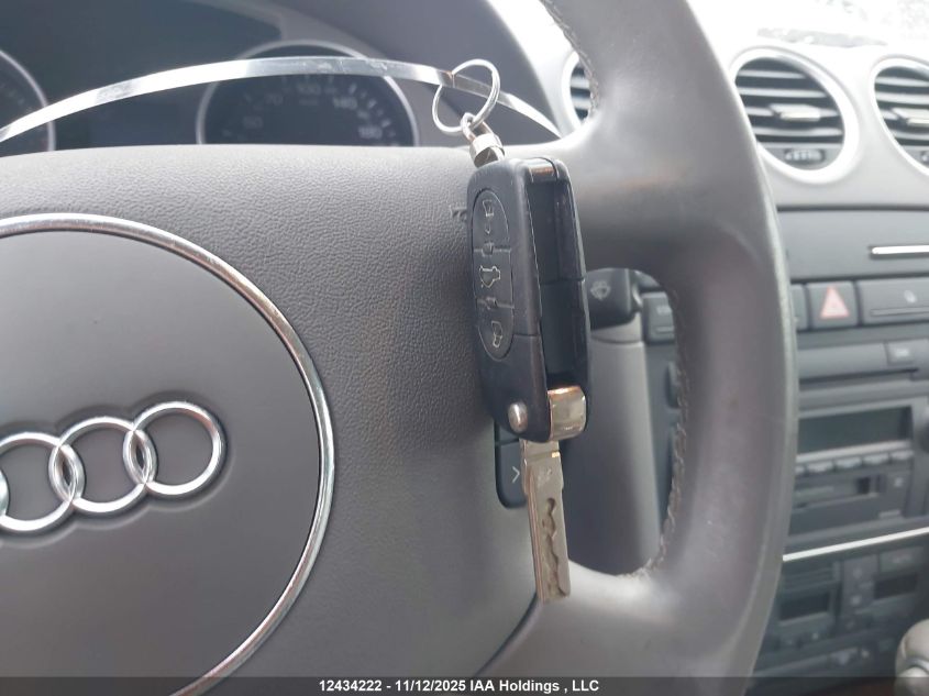 2006 Audi A4 Quattro VIN: WAUDT48H76K011548 Lot: 12434222